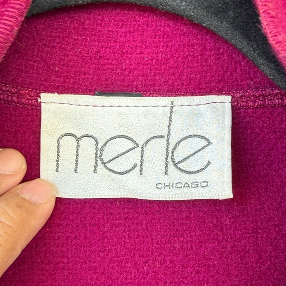 Merle Vintage Blazer Coat Fuschia Pink - Picture 2 of 6